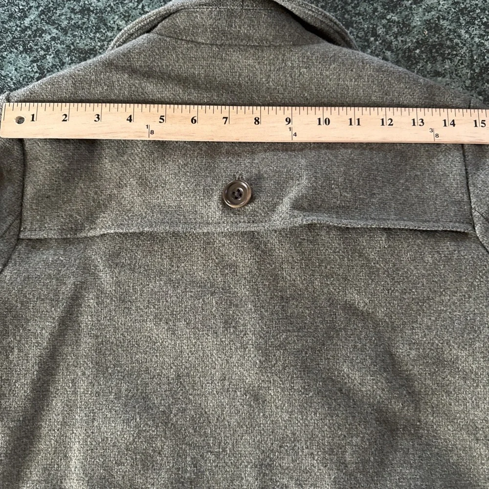 Gap Olive Wool Pea Coat Jacket Women's Size X Small Feminine Ruffle Tie Waist